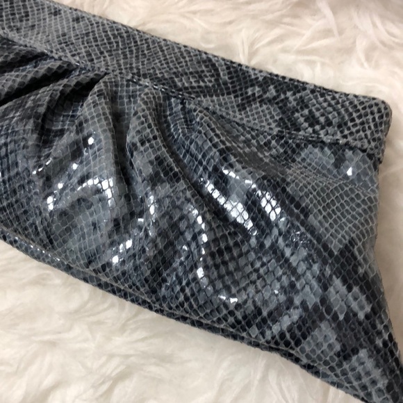 Lauren Merkin Leather Clutch Bag - Picture 5 of 8